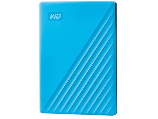 WD 2TB My Passport Portable External Hard Drive HDD, USB 3.0, USB 2.0 Compatible, Blue - WDBYVG0020BBL-WESN