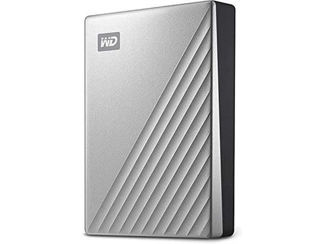 WD 5TB My Passport Ultra for Mac Silver Portable External Hard Drive HDD, USB-C and USB 3.1 Compatible - WDBPMV0050BSL-WESN