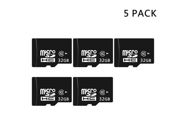 5Pack 32GB Micro SD Card MicroSDHC UHS-I Memory Cards Class 10, C10, U1