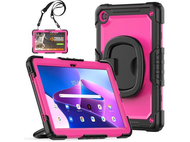 GUPENAA Custodia con Tastiera per Lenovo Tab M10 Plus 3rd Gen (2022) TB- 125FU 10.6, Slim Lightweight Stand Cover con Tastiera Retroilluminata Bluetooth Magneticamente Rimovibile,Viola