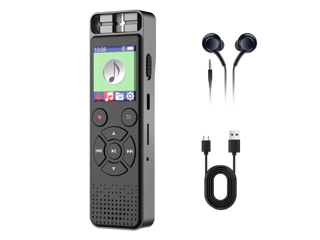BONAEVER Digital Voice Recorder Voice Activated Recorder for Lectures ...