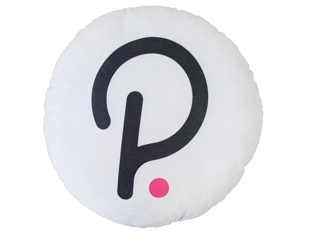 White/Black/Pink Polkadot (DOT) Stuffed Plush Pillow Cryptocurrency Crypto Currency Decoration