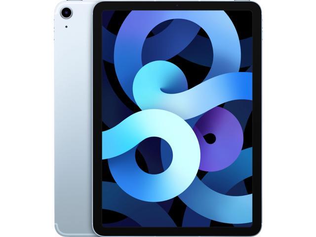 Apple - 10.9-Inch iPad Air - (4th Generation) with Wi-Fi + Cellular - 64GB - Sky blue (Unlocked)