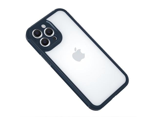 Honfomy Case Tpu Pc Clear Non Stick Fingerprint Full Lens Protection Anti Skid Shockproof Protective Case Dark Blue Iphone 12 Pro Max Newegg Com