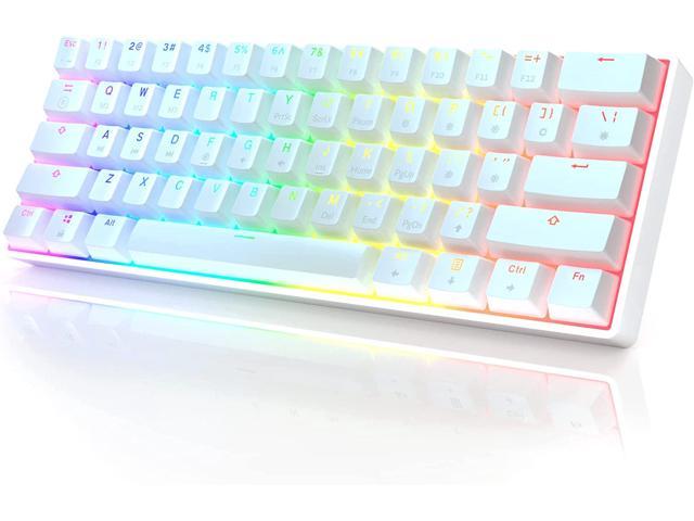 GK61 Mechanical Gaming Keyboard 60 Percent | 61 RGB Rainbow LED