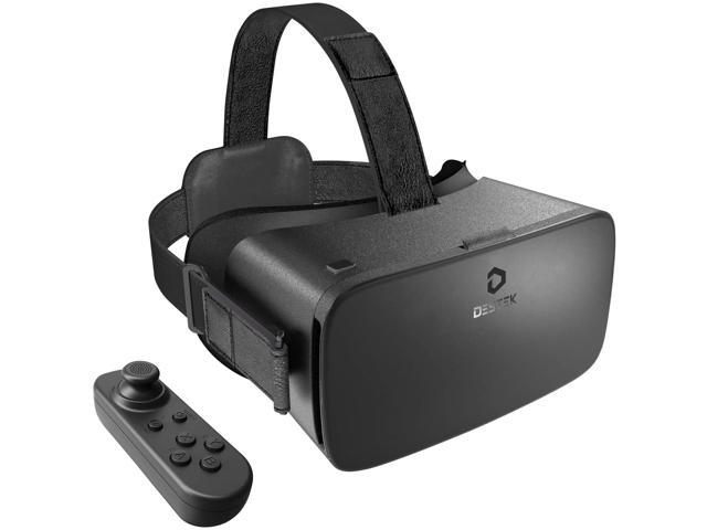 V5 VR Headset for Phone with Controller, 110°FOV HD Anti-Blue Virtual Reality Goggles for Androd & Samsung & 13/12/11 | VR Set for Phone w/4.7-6.8in Screen(Black) - Newegg.com