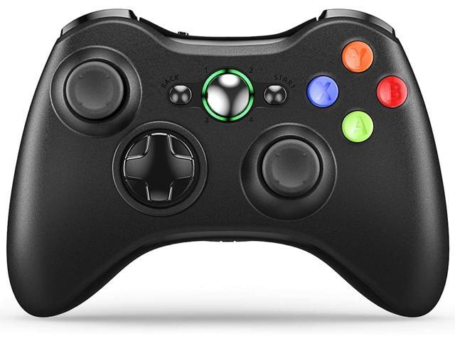 diepvries hefboom architect Wireless Controller with Receiver Compatible with Microsoft Xbox 360/Slim/ Windows 11/10/8/7, with Upgraded Joystick/Dual Shock (Black) - Newegg.com