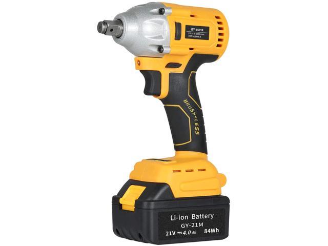 Cordless Power Impact Wrench: 21V Electric Impact Driver with