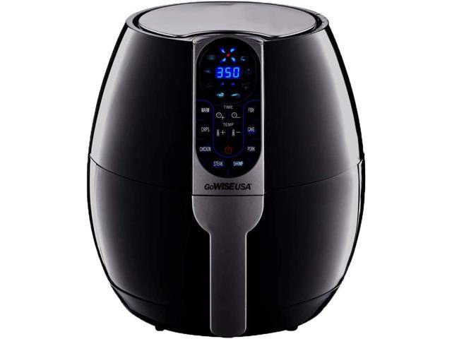 GoWISE USA 5-Quart Air Fryer with 8 Cook Presets + Recipe Book