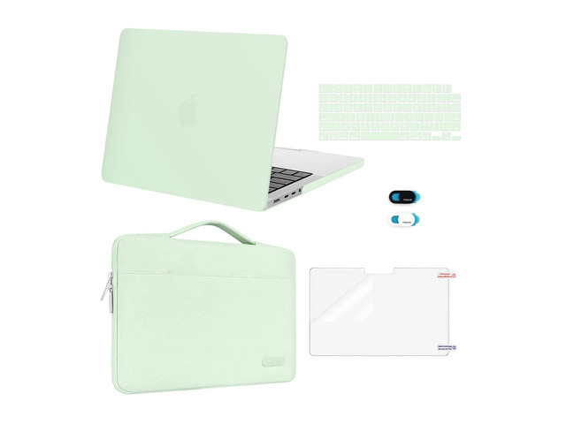 Produktbild von Mac Book Case MOSISO Compatible With MacBook Pro 14 Inch Case 2025 2024 2023 2022 2021 M5 M4 M3 M2 M1 A3434 A3112 A3185 A3401 A2918 A2992 A2779 A2442, Knit Fabric Coated