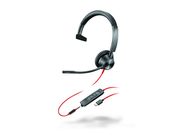 Plantronics Polycom Plantronics Poly (Plantronics + Polycom) Blackwire 3315 Wired, Single ...