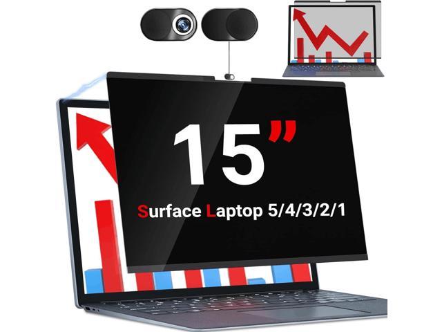 Zoegaa Surface Laptop 15 Privacy Screen Anti Blue Light Sliding Camera Cover Magnetic Privacy 1076