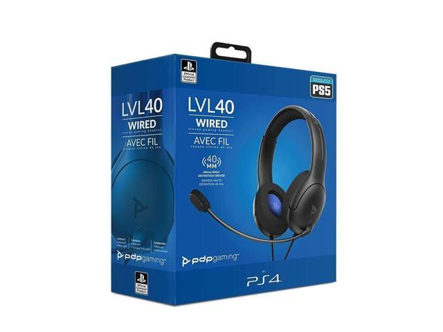 Refurbished: PDP 051-108-NA Gaming LVL40 Wired Stereo Headset (PS4