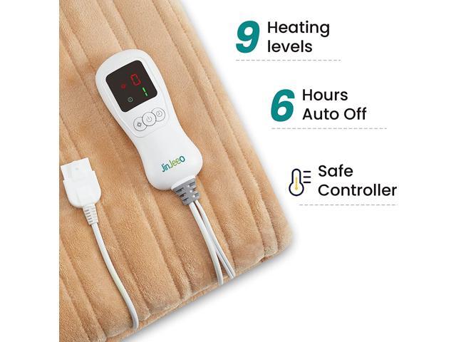 JinJeeo Heated Blanket Sherpa Electric Throw Blanket for Winter,6 Heat  Settings Heating Blanket with 9hrs Timer Auto Shut Off,Home Couch,Machine  Washable,50x 60 Beige - Newegg.com