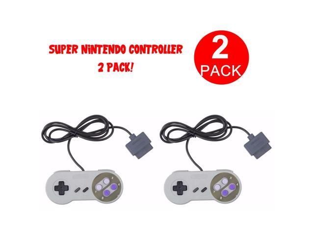 2 For New Super Nintendo Snes System Console Replacement Controller 6ft