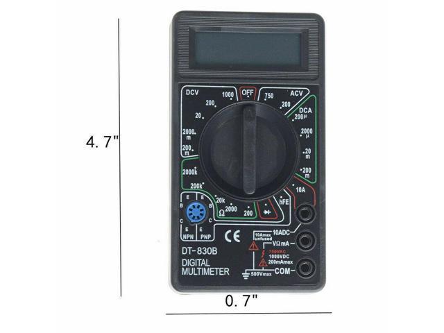 7 Fn Digital Multimeter AC DC Voltage Volt 10 Amp Current