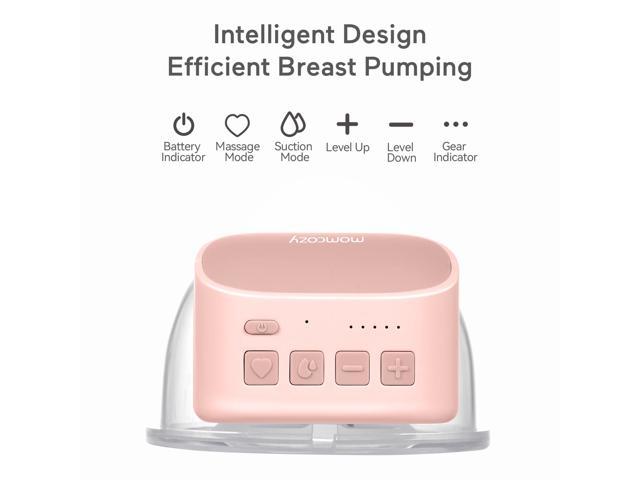 Momcozy Double Wearable Breast Pumps, S9 Portable Electric Breast Pump 24mm  Light Pink - Newegg.com