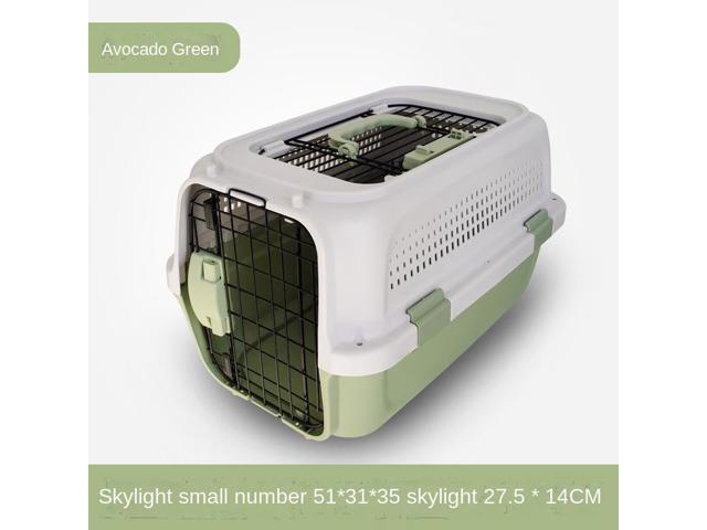 New&T Pet Portable with Pedal Go Out Dog Cat Portable Air Box Check Box Air Box Transport Box Rabbit Cage 