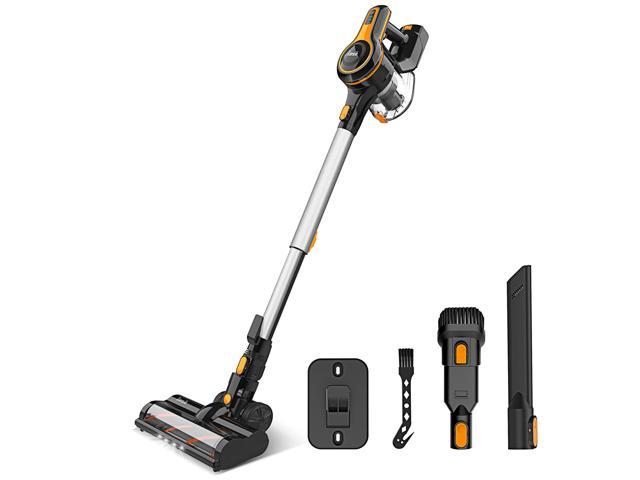 INSE Cordless Vacuum Cleaner, 23Kpa 250W Powerful Suction Stick Vacuum Cleaner, Up to 45min Runtime,10-in-1 Lightweight Vacuum for Carpet Hard Floor Pet Hair Car - S620