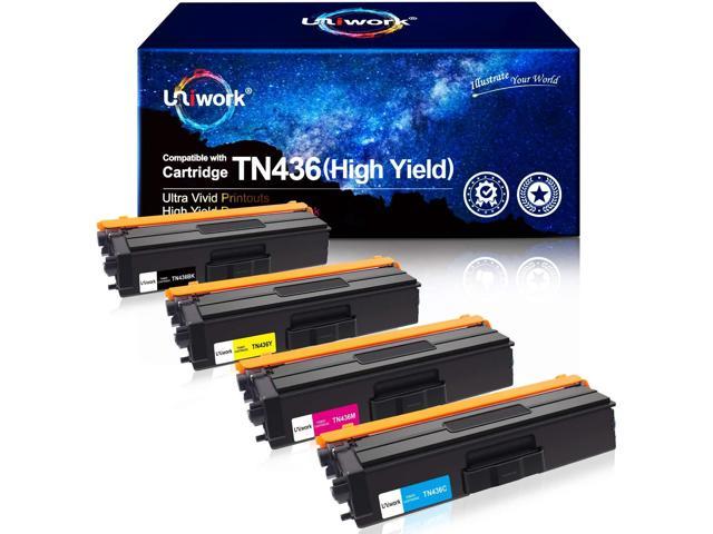 8-Pack TN436 Toner CMYK for Brother MFC-L9570CDW/MFC-L8900CDW/MFC-L8610CDW COMBO 
