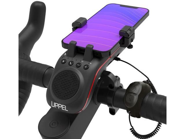 Bicycle Bluetooth Speaker, UPPEL Multifunctional Bike Speaker 10-In-1 LED Light Power Bank Bike Horn Microphone Ideal for Road & Mountain Bike - Extreme & Casual Cycling