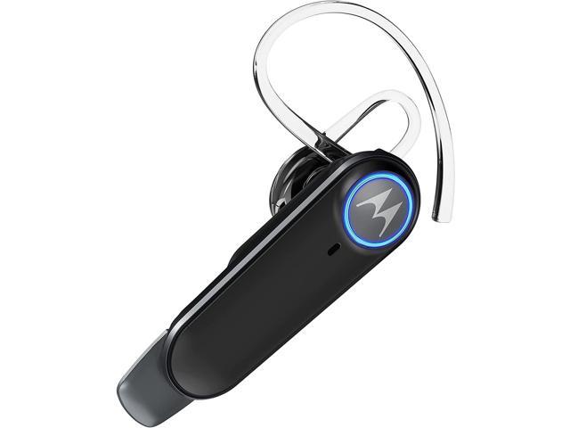 Motorola Bluetooth Earpiece HK500+ In-Ear Wireless Mono Headset with Mic for Clear Phone Calls - IPX4 Sweat Resistant, Smart Touch/Voice Control, Noise Cancelling Microphone, Multipoint Connectivity
