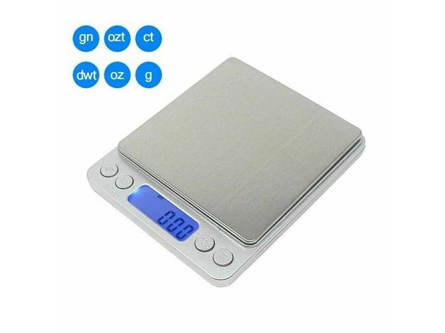 Digital Scale 2000g 0.1g Jewelry Gold Silver Coin Food Gram Pocket Herb  Precise