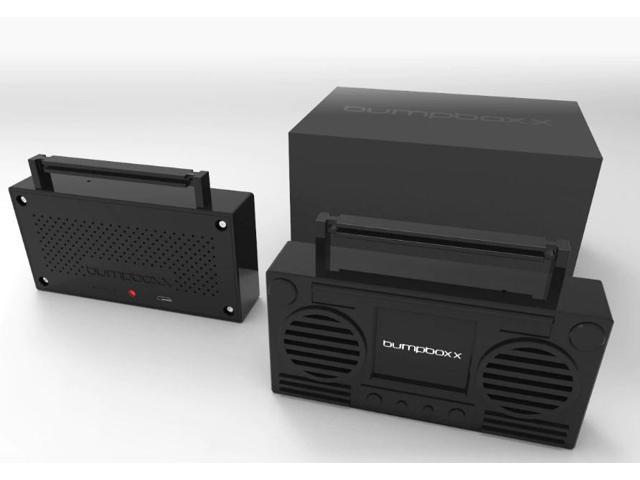 Bumpboxx MicroBoom Wearable Bluetooth Speaker Boombox in Black