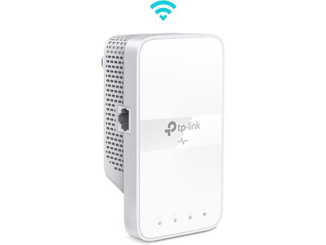 TP-Link Powerline Wi-Fi Extender (TL-WPA7617) - AV1000 Powerline Ethernet Adapter with AC1200 Dual Band Wi-Fi, Gigabit Port, Passthrough, OneMesh, Ethernet Over Power, Plug & Play, Add-on Unit