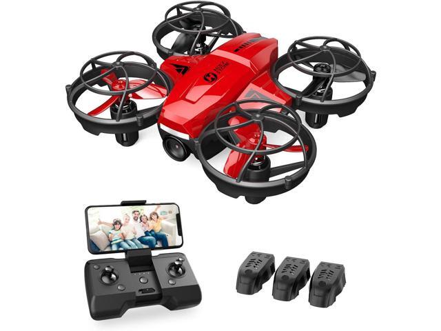 Holy Stone HS420 Mini Drone with HD FPV Camera for Kids Adults Beginners, Pocket RC Quadcopter with 3 Batteries, Toss to Launch, Gesture Selfie, Altitude Hold, Circle Fly, High Speed Rotation