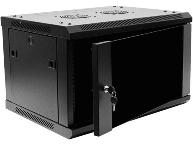 Navepoint 6U Deluxe IT Wallmount Cabinet Enclosure 19-Inch Server ...