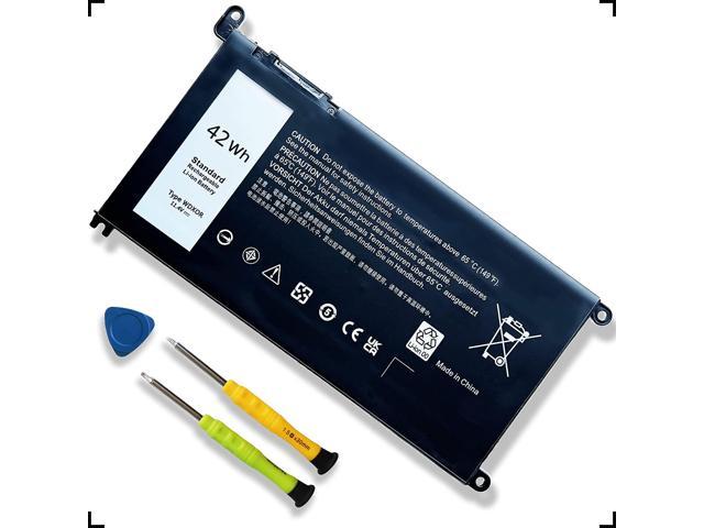 Replacement Laptop Battery for Dell Inspiron 13/15/17-5000/7000 Series:  5368 5378 5379 5565 5567 5568 5570 5578 5775 7378 7569 7579 Latitude 3490  Vostro 5468 P58F P75F P69G 42Wh/+Tool 