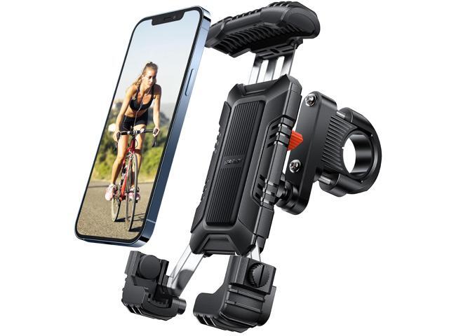 Robust Motorbike Clamp Mount & Strong Grip Holder for iPhone 12 Pro Max (sku 58109)