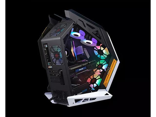 HeavySlap Tempered Glass Cabinet Mid Tower Gaming M-ATX Desktop PC ...