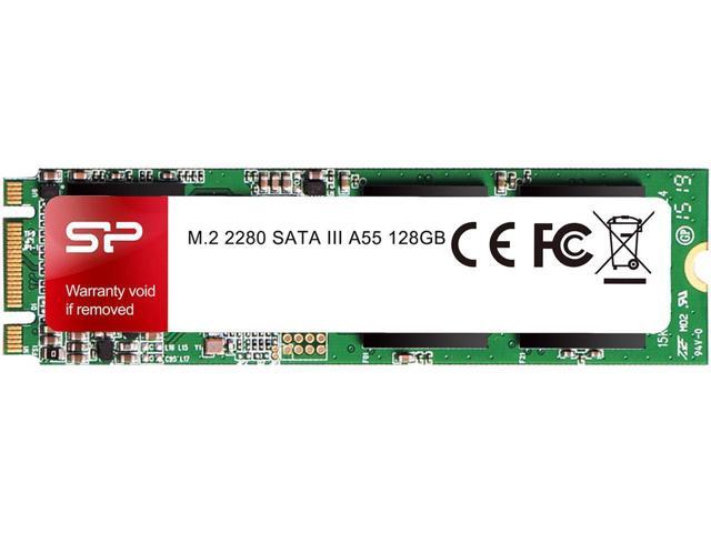 Silicon Power Ace A55 M.2 2280 128GB SATA III 3D NAND Internal Solid State Drive (SSD) SP128GBSS3A55M28 [Bulk package]