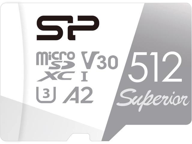 Silicon Power 512GB Superior Micro SDXC UHS-I (U3), V30 4K A2