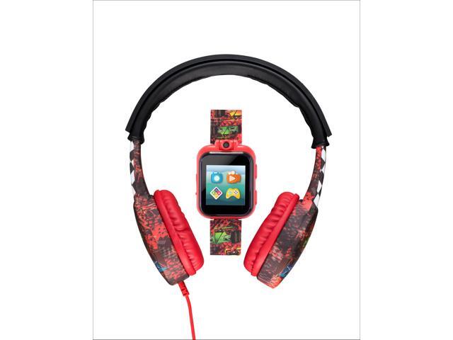 PlayZoom 2 Kids Smartwatch & Headphones - Video Camera Selfies STEM Learning Educational Fun Games, MP3 Music Player Audio Books Touch Screen Sports Digital Watch Gift for Kids Toddlers Boys Girls