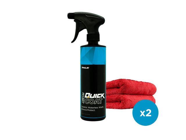 SiO2 Quick Coat - Car Care Starter Kit
Includes: (1) 16 oz Bottle SiO2 and (2) Super Plush Edgeless Microfiber Towels

SiO2 is a Ceramic Waterless Wash, Shine & Protectant.  For the ultimate shine.