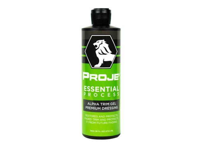 Proje' Premium Car Care - 16oz Alpha Trim Gel Premium Dressing. Restores & Protects Faded Trim. Protects it from Future Fading