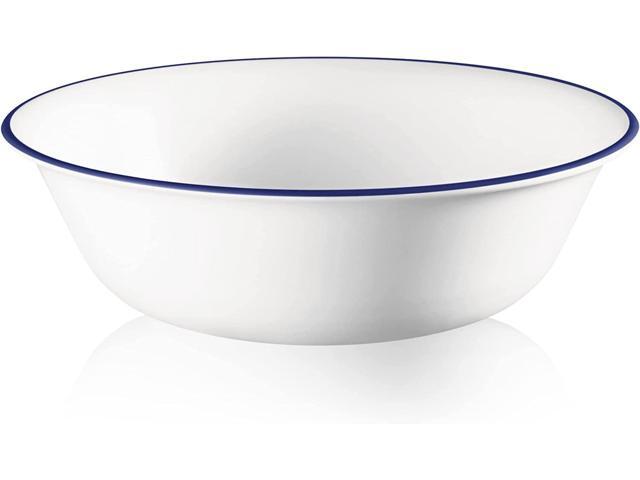 thumbnail image 2 of Vitrelle 4-Pieces 18-Oz Soup/Cereal Bowls, Chip & Crack Resistant Glass Dinnerware Set Bowls Winter Frost White 2 of 13