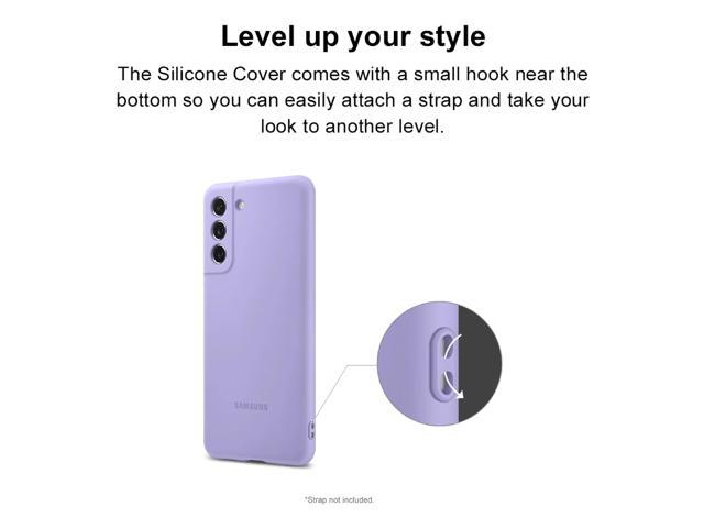 EF-PG990TVEGUS, Galaxy S21 FE 5G Silicone Cover, Lavender