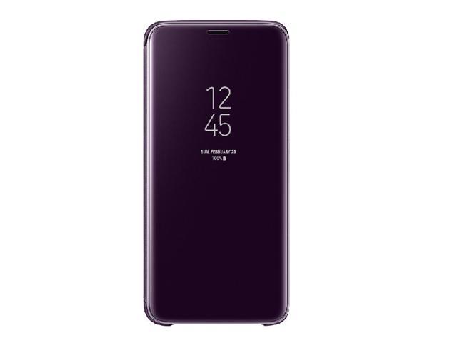 logica abortus Luchtvaartmaatschappijen Original Samsung Official Galaxy S9 Clear View Standing Cover Case  (EF-ZG960) - Purple - Newegg.com