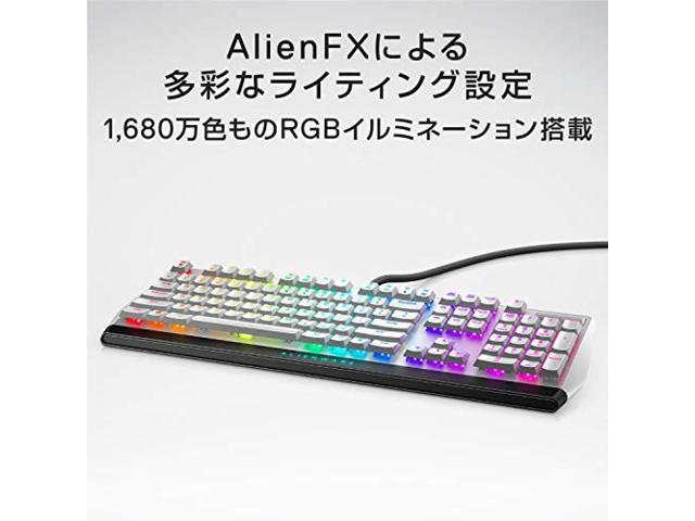 ALIENWARE Low Profile USB Gaming Keyboard Mechanical CherryMX Red Axis  English Array AW510K Lunarlite Gaming Keyboards