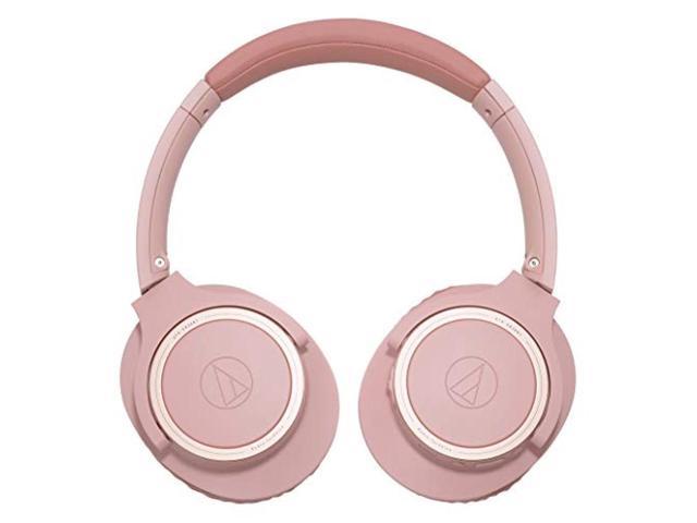 audio technology SoundReality Wireless headphones Bluetooth With microphone  Maximum 70 time regeneration pink ATH-SR30BT PK