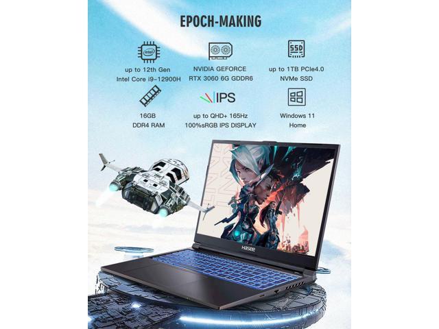 Hasee T8 (16'', i9-12900H, RTX3060), Gaming Laptop, i9-12900H 5.0GHz ...