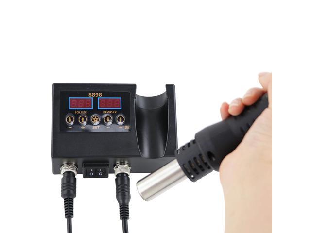 Mechanic 861DS 2-in-1 Dual Function Hot Air Gun Electric Soldering Iron  Rework Station - Martview