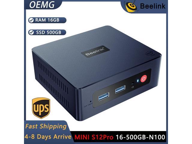 Beelink S12 Pro Mini PC, Newest 12th Gen Intel N100(4C/4T, Up to