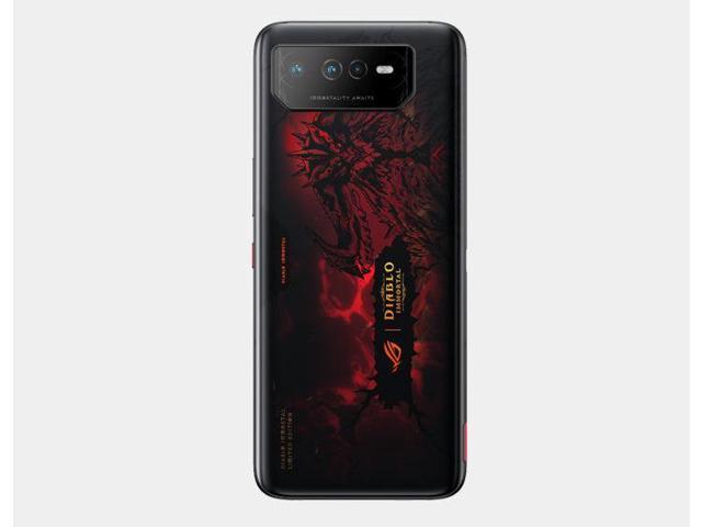 Smartphone Gamer ROG Phone 6 Diablo Immortal Edition AI2201-6B092BR  QUALCOMM SNAPDRAGON SM8475 / 16 GB / 512 GB/Android 12 / Black/SIM (Nano) /  SIM (Nano)