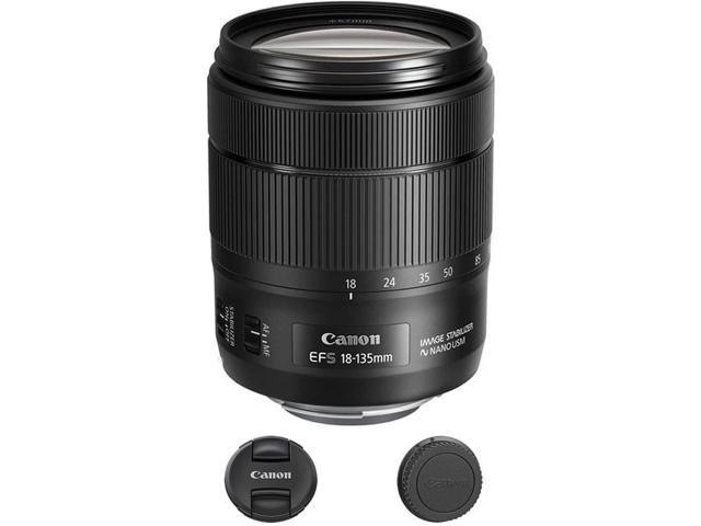 Canon EF-S 18-135mm f/3.5-5.6 Image Stabilization USM Lens (Black