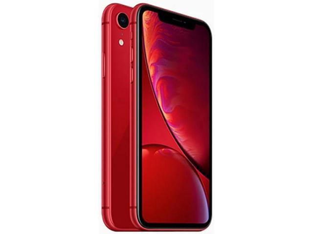 Refurbished: Apple iPhone XR 64GB Fully Unlocked Red Very Good